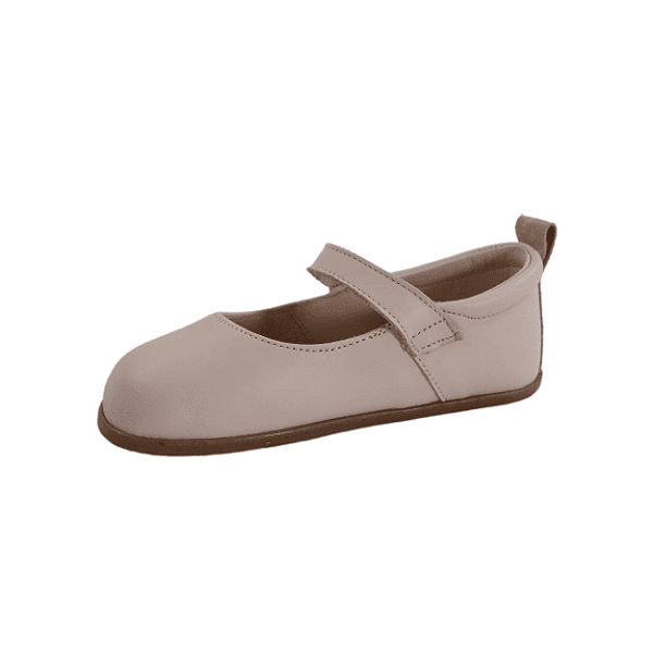 Calzado infantil barefoot Hada Ballet con suela ecológica elaborada con caucho virgen, material reciclado y algas del Mediterráneo, diseño elegante y sostenible