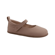 Zapatos merceditas barefoot infantiles Hada Rosé de Papes en piel rosa. Zapatos barefoot para niños, hechos en piel. Hechos en España.
