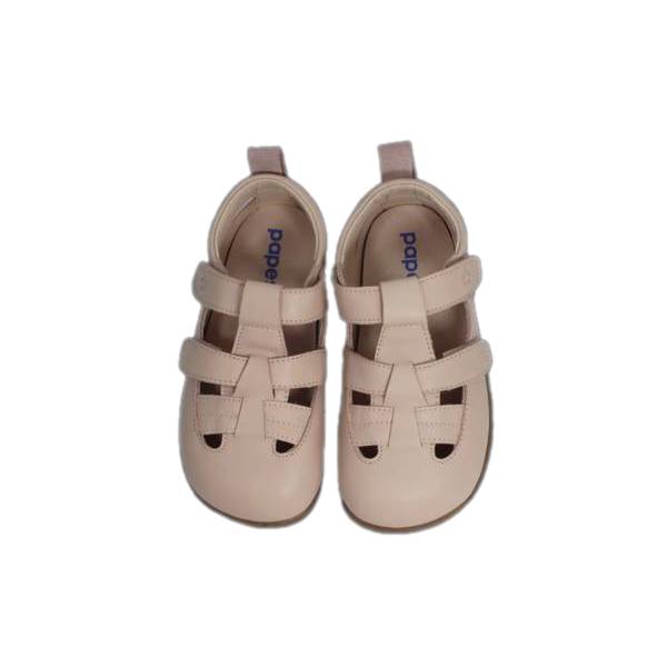 Sandalia barefoot infantil Marea Seda con puntera cerrada anatómica, ideal para pies anchos y con empeine medio o alto