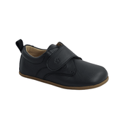 Zapato barefoot infantil Tico color azul marino con suela fina, puntera ancha. Zapato respetuoso para niños. Hecho en España.