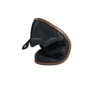 Zapato barefoot infantil, modelo Tico Navy, muy flexible, respetuoso con el crecimiento del pie. Elaborado en piel de alta calidad. Puntera ancha. Suela de 3mm.